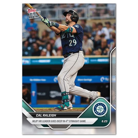 Cal Raleigh - 2025 MLB Topps NOW® - Card 341