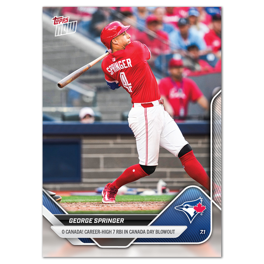George Springer - 2025 MLB Topps NOW® - Card 369