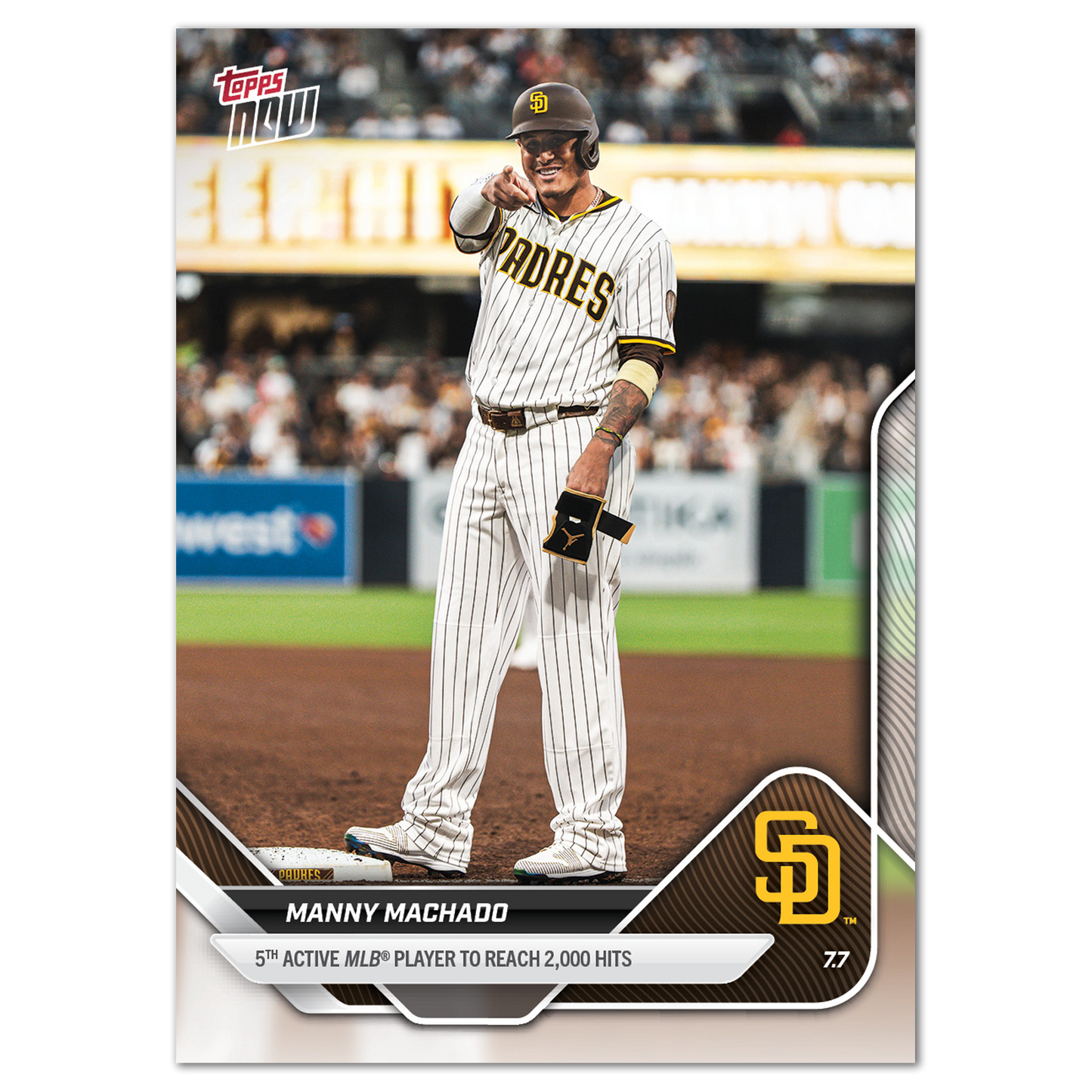 Manny Machado - 2025 MLB Topps NOW® - Card 397 - LOOK FOR AUTO-RELICS