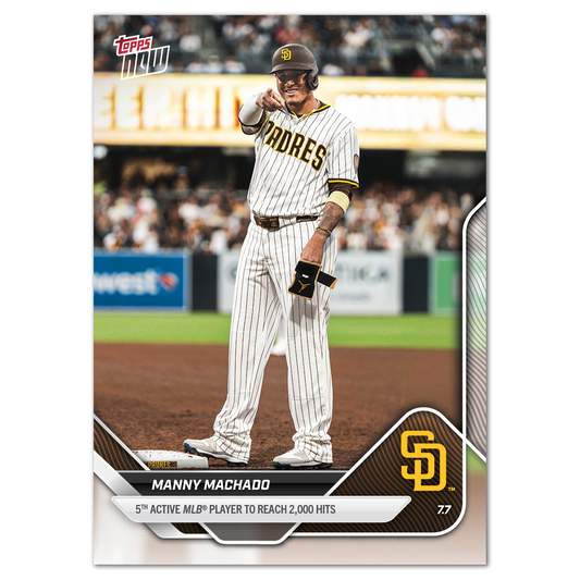 Manny Machado - 2025 MLB Topps NOW® - Card 397 - LOOK FOR AUTO-RELICS