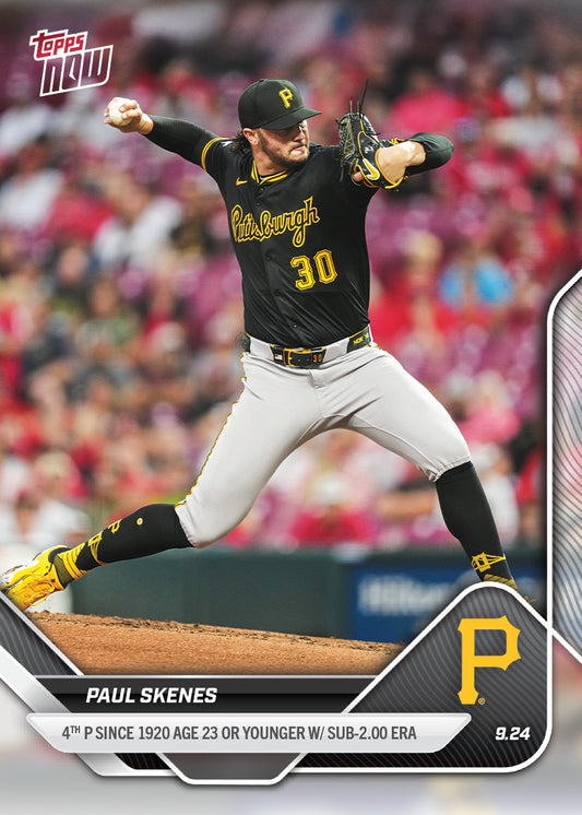 Paul Skenes - 2025 MLB Topps NOW® - Card 763