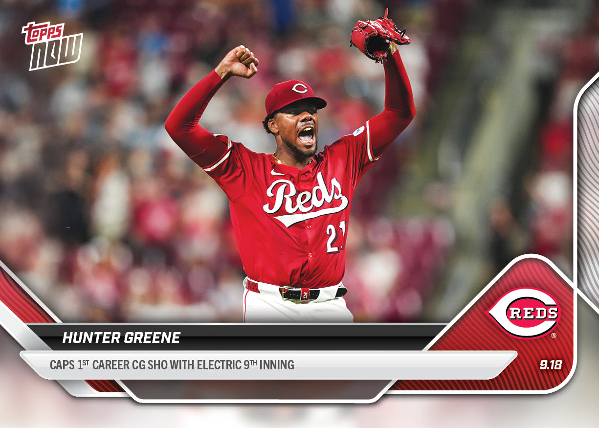 Hunter Greene - 2025 MLB Topps NOW® - Card 728