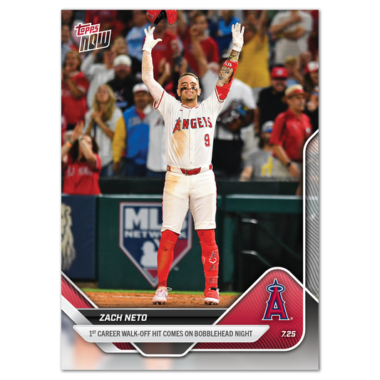 Zach Neto - 2025 MLB Topps NOW® - Card 465