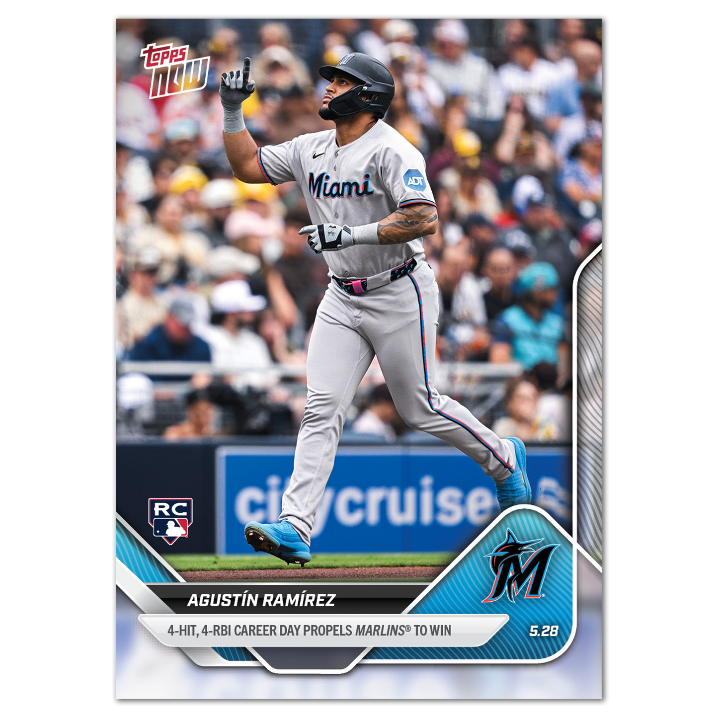Agustín Ramírez - 2025 MLB Topps NOW® - Card 227