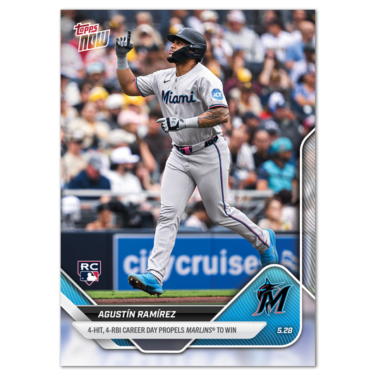 Agustín Ramírez - 2025 MLB Topps NOW® - Card 227