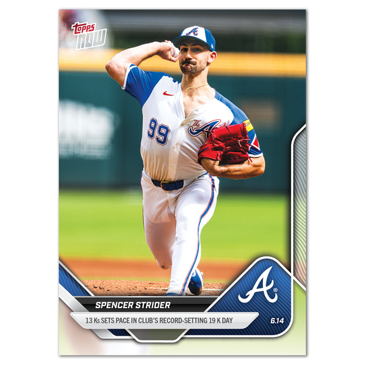 Spencer Strider - 2025 MLB Topps NOW® - Card 296