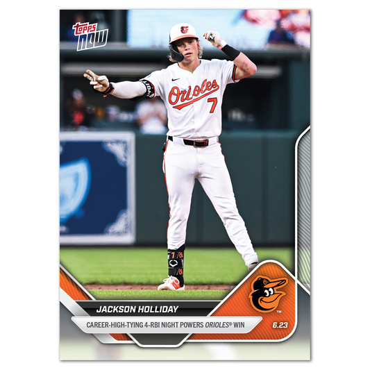 Jackson Holliday - 2025 MLB Topps NOW® - Card 343