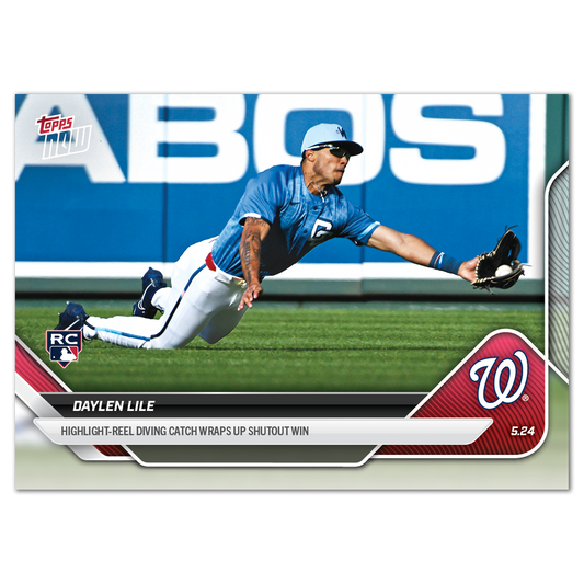 Daylen Lile - 2025 MLB Topps NOW® - Card 210