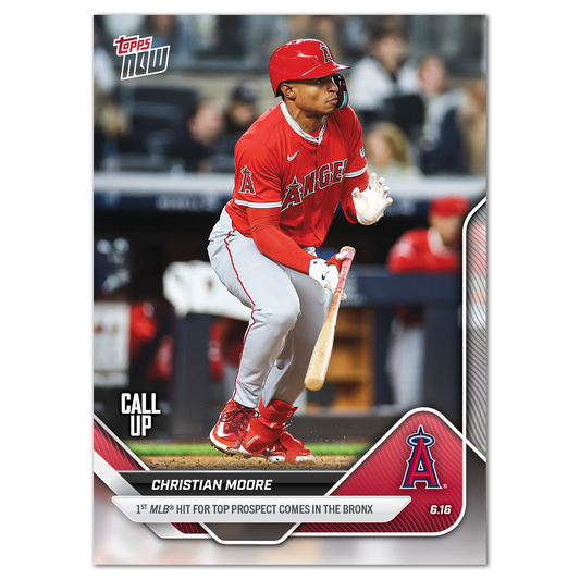 Christian Moore - 2025 MLB Topps NOW® - Card 304