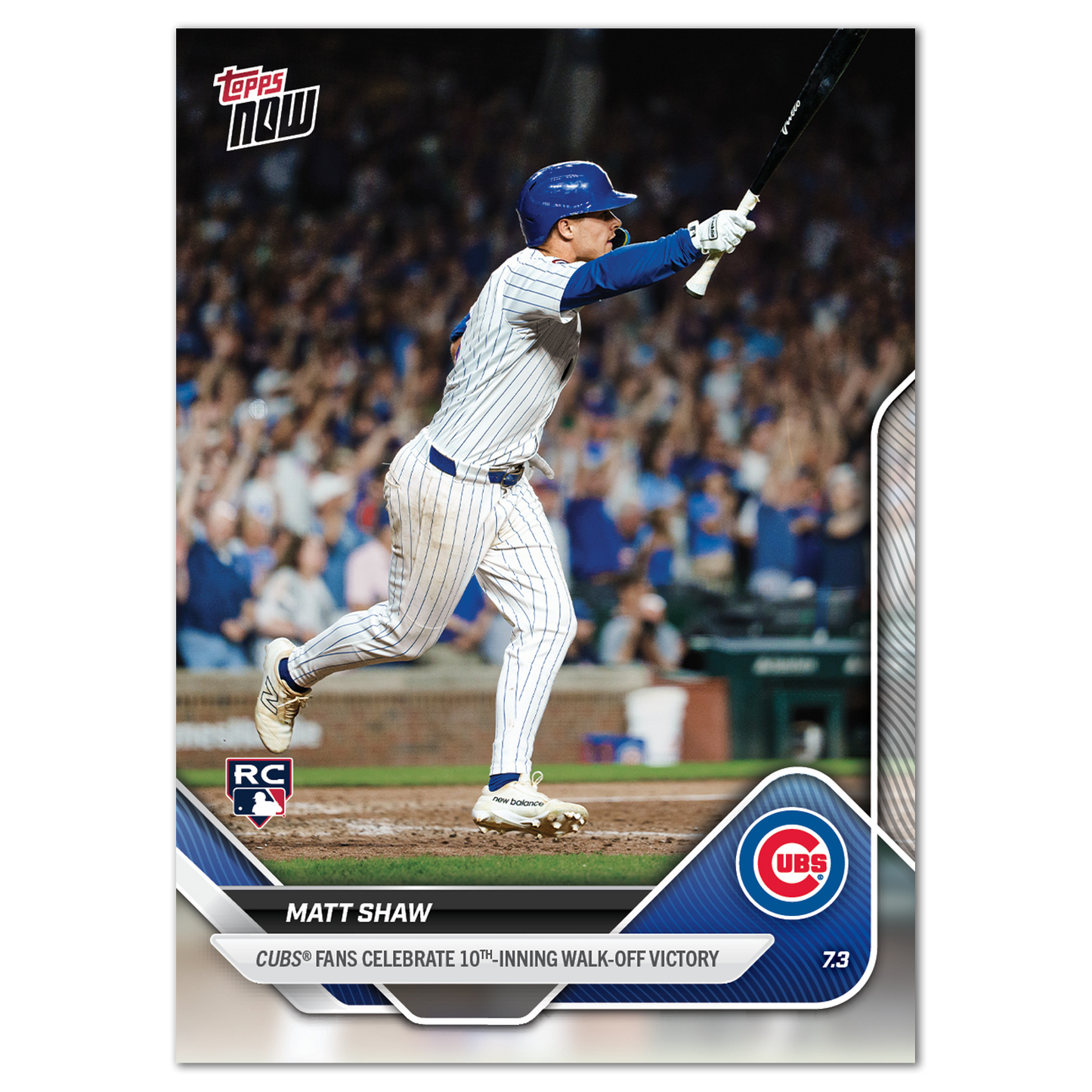 Matt Shaw - 2025 MLB Topps NOW® - Card 379