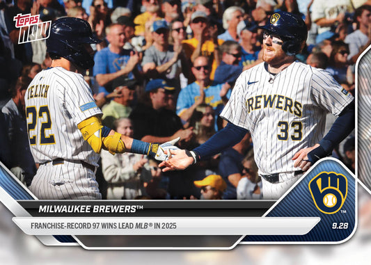 Milwaukee Brewers - 2025 MLB Topps NOW® - Card 794
