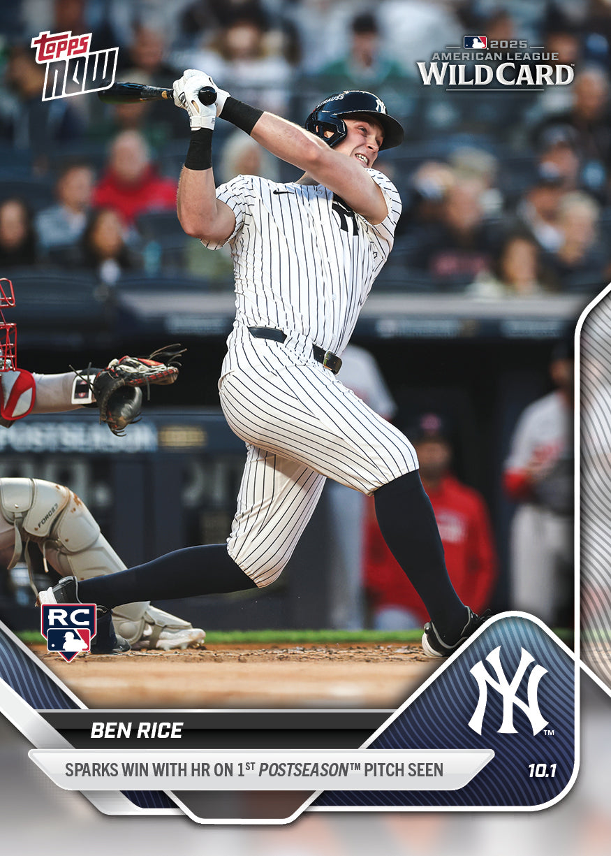 Ben Rice - 2025 MLB Topps NOW® - Card 808