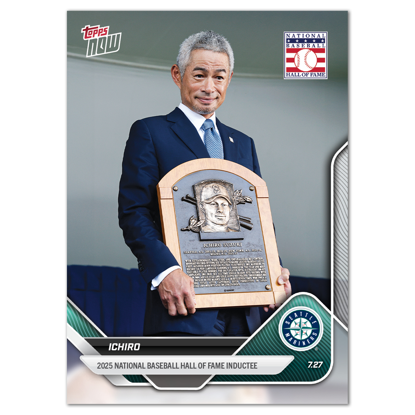 Ichiro - 2025 MLB Topps NOW® - Card 474 - LOOK FOR AUTOS