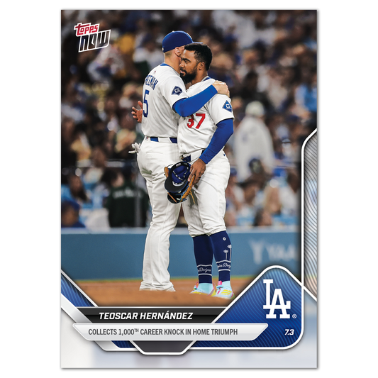Teoscar Hernández - 2025 MLB Topps NOW® - Card 381