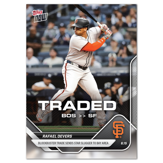 Rafael Devers - 2025 MLB Topps NOW® - Card 303 - LOOK FOR AUTOS