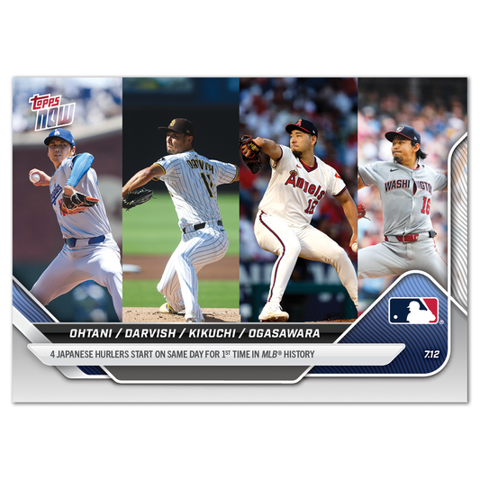 Shohei Ohtani / Yu Darvish / Yusei Kikuchi / Shinnosuke Ogasawara - 2025 MLB Topps NOW® - Card 421