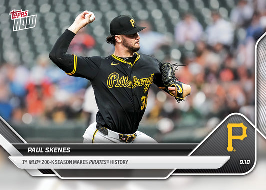 Paul Skenes - 2025 MLB Topps NOW® - Card 692