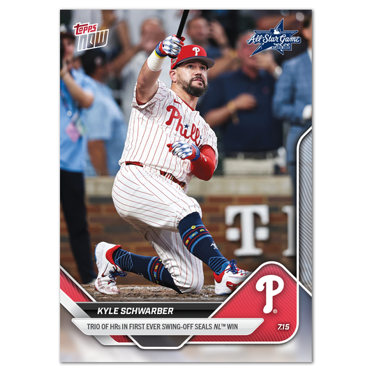 Kyle Schwarber - 2025 MLB Topps NOW® - Card 433 - LOOK FOR RELICS