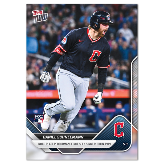 Daniel Schneemann - 2025 MLB Topps NOW® - Card 134