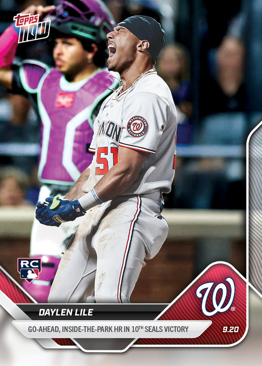 Daylen Lile - 2025 MLB Topps NOW® - Card 737