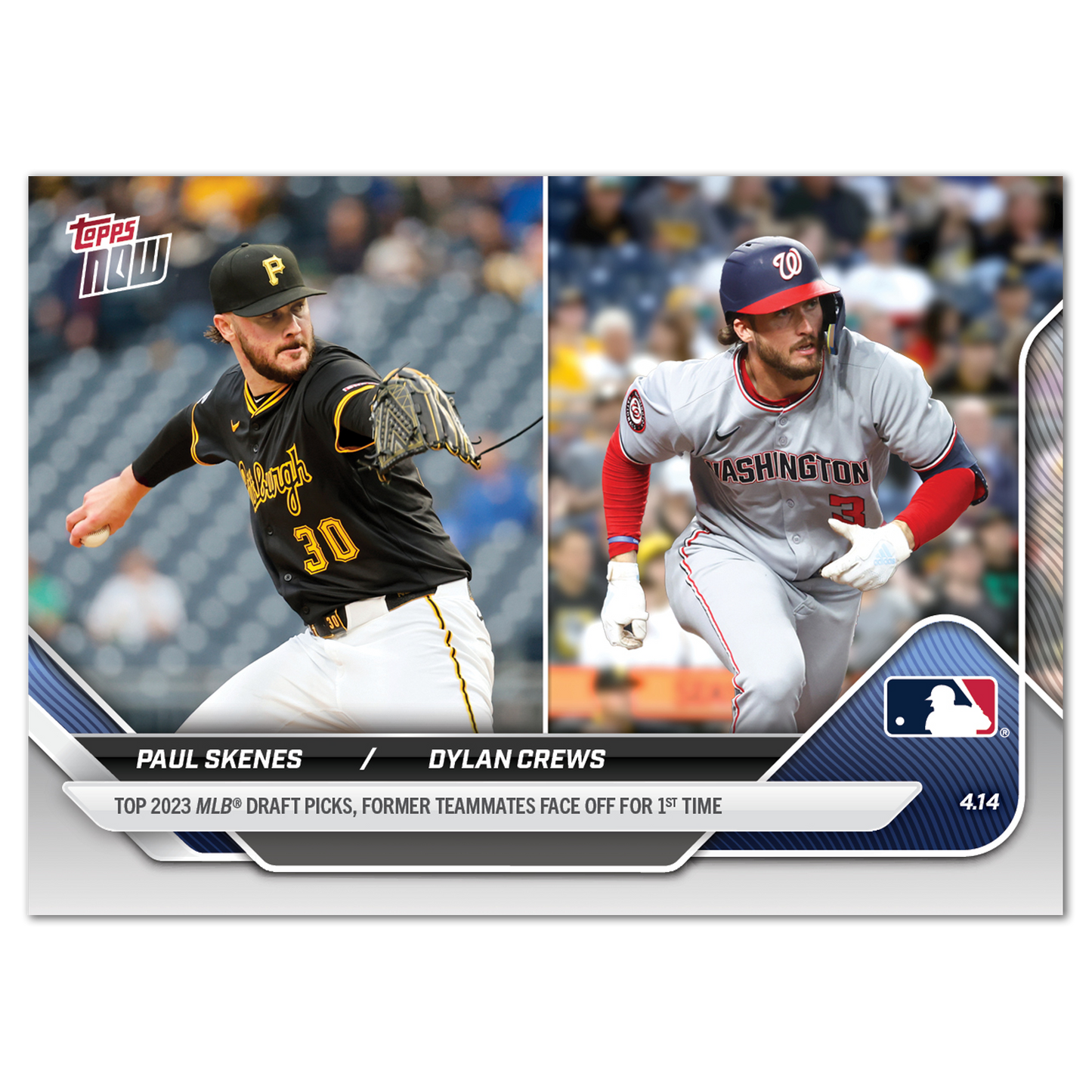 Paul Skenes/Dylan Crews - 2025 MLB Topps NOW® - Card 70