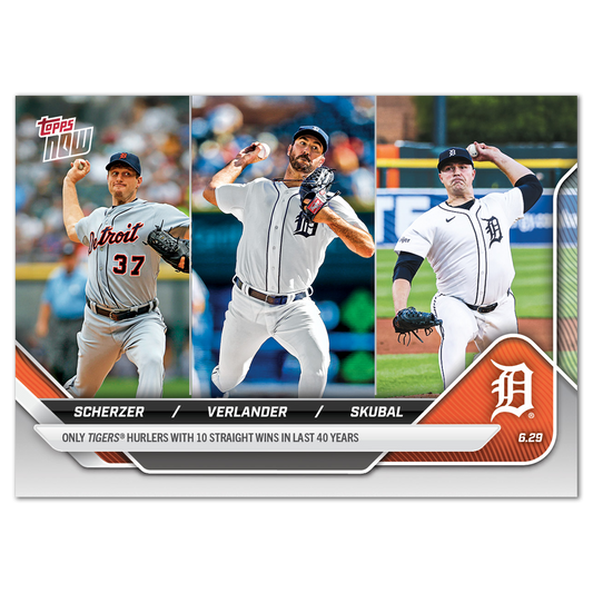Max Scherzer / Justin Verlander / Tarik Skubal - 2025 MLB Topps NOW® - Card 364