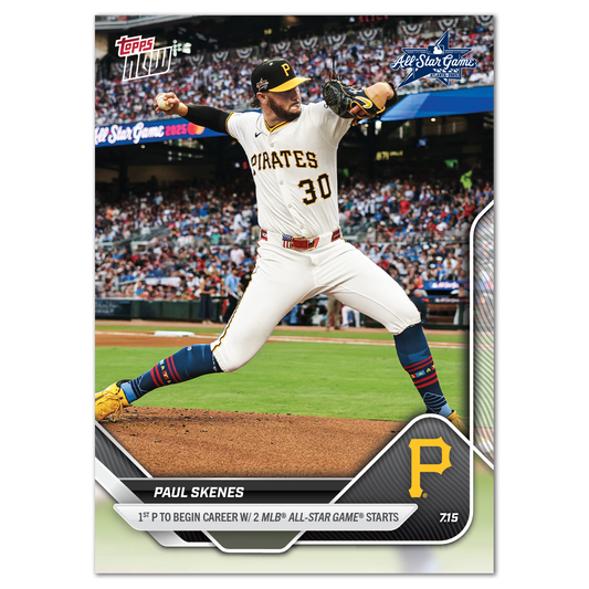 Paul Skenes - 2025 MLB Topps NOW® - Card 428 - LOOK FOR AUTO