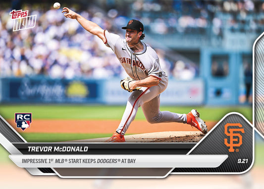 Trevor McDonald - 2025 MLB Topps NOW® - Card 747