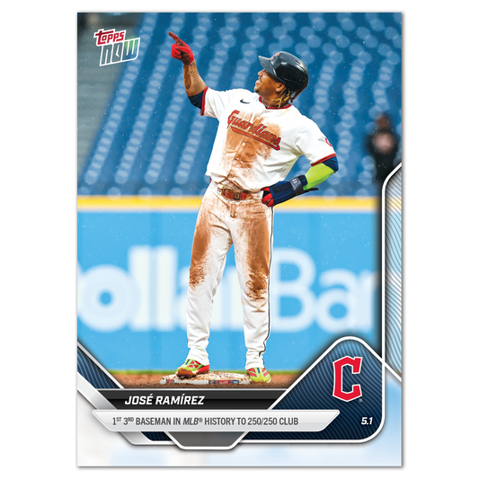 José Ramírez - 2025 MLB Topps NOW® - Card 128 - LOOK FOR AUTOS
