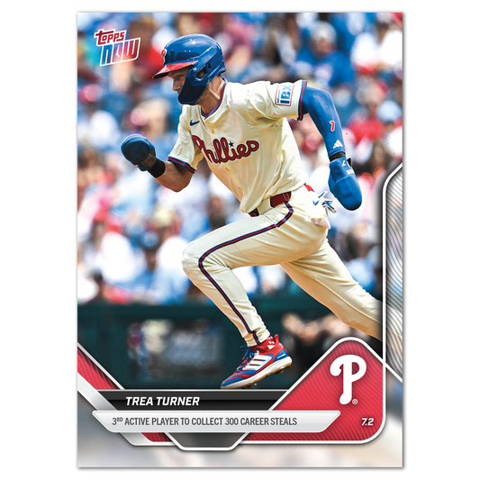 Trea Turner - 2025 MLB Topps NOW® - Card 376