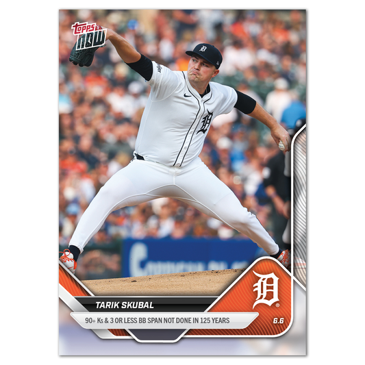 Tarik Skubal - 2025 MLB Topps NOW® - Card 263