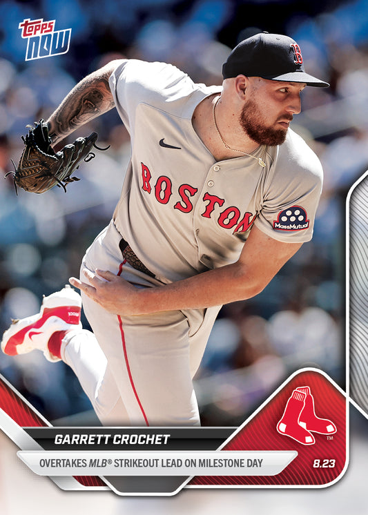 Garrett Crochet - 2025 MLB Topps NOW® - Card 598