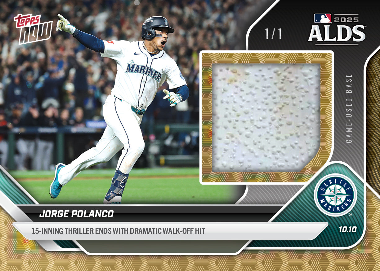 Jorge Polanco - 2025 MLB Topps NOW® - Card 853