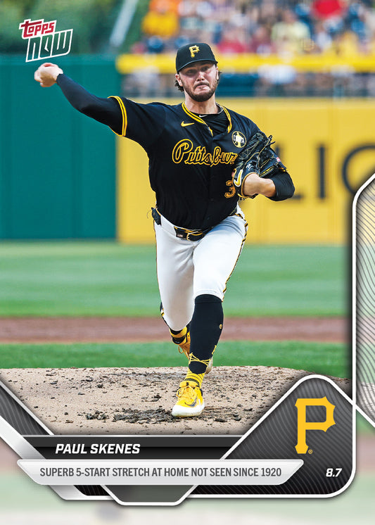 Paul Skenes - 2025 MLB Topps NOW® - Card 531