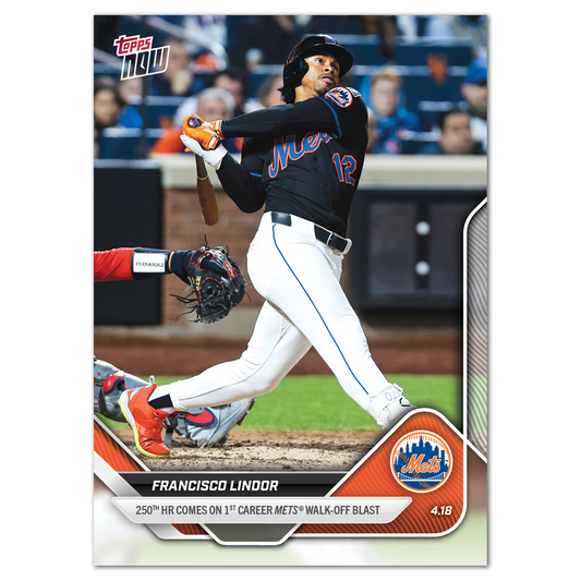 Francisco Lindor - 2025 MLB Topps NOW® - Card 81 - LOOK FOR AUTOS