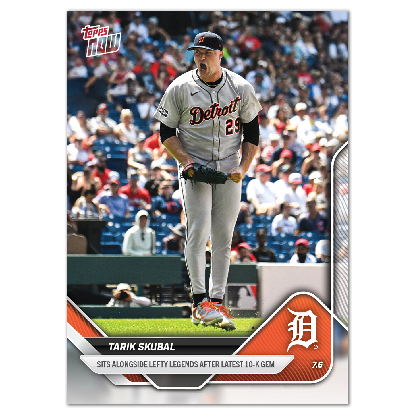 Tarik Skubal - 2025 MLB Topps NOW® - Card 393
