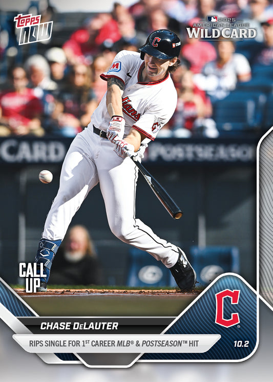 Chase DeLauter - 2025 MLB Topps NOW® - Card 812