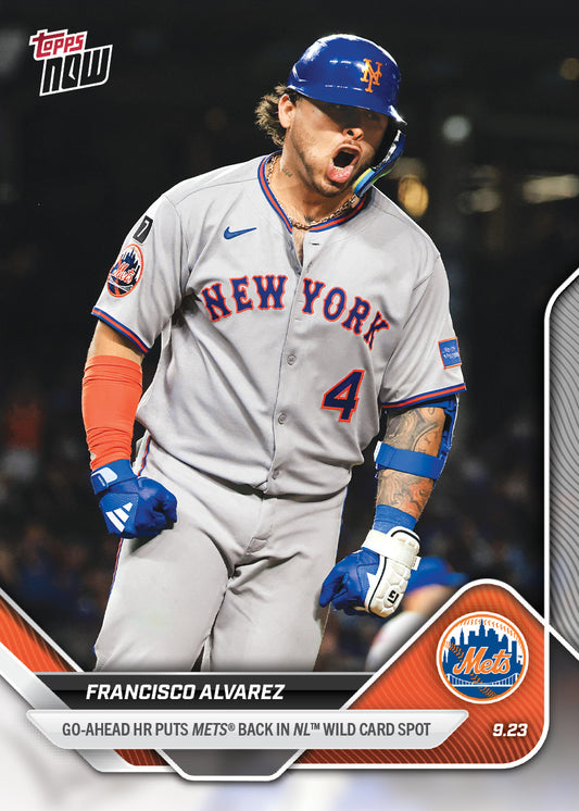 Francisco Alvarez - 2025 MLB Topps NOW® - Card 755