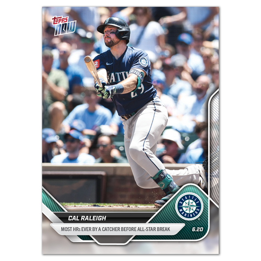 Cal Raleigh - 2025 MLB Topps NOW® - Card 325 - LOOK FOR AUTOS