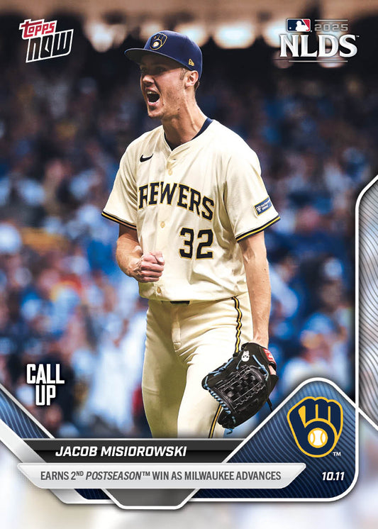 Jacob Misiorowski - 2025 MLB Topps NOW® - Card 858