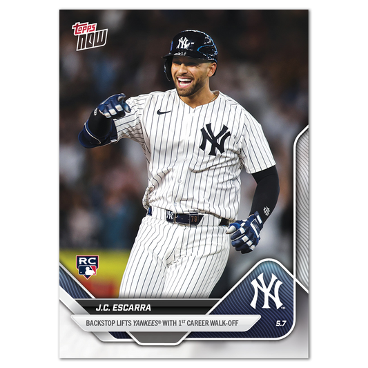 J.C. Escarra - 2025 MLB Topps NOW® - Card 153