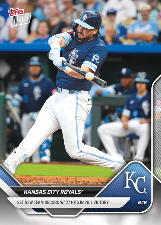 Kansas City Royals - 2025 MLB Topps NOW® - Card 732
