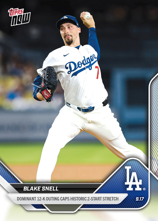 Blake Snell - 2025 MLB Topps NOW® - Card 726