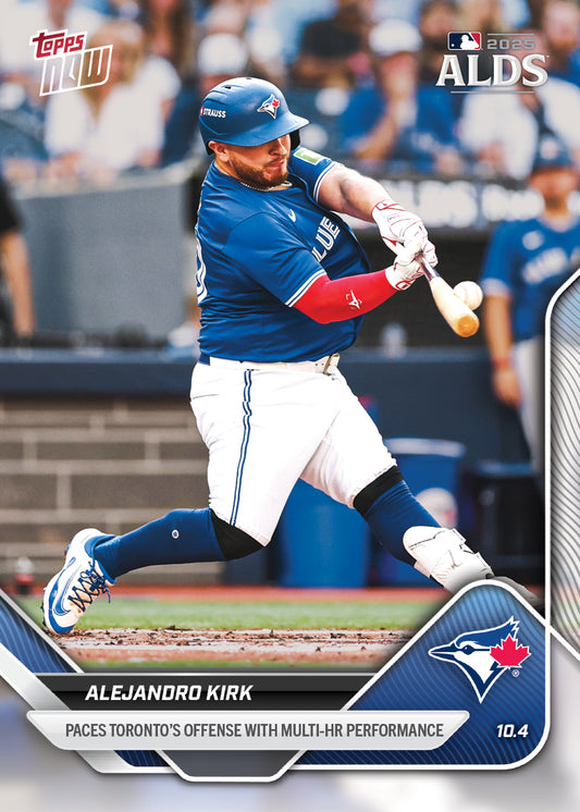 Alejandro Kirk - 2025 MLB Topps NOW® - Card 820