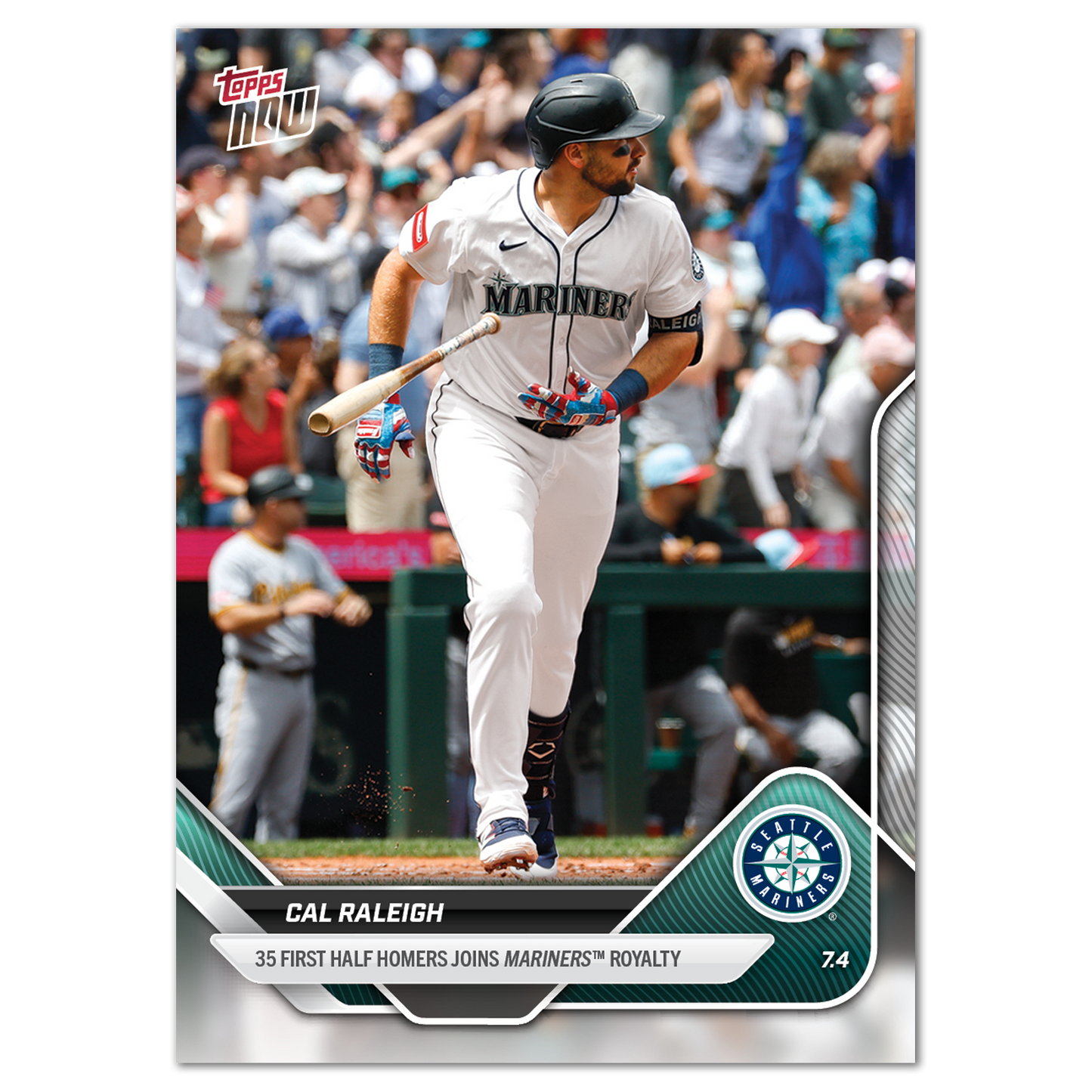 Cal Raleigh - 2025 MLB Topps NOW® - Card 384