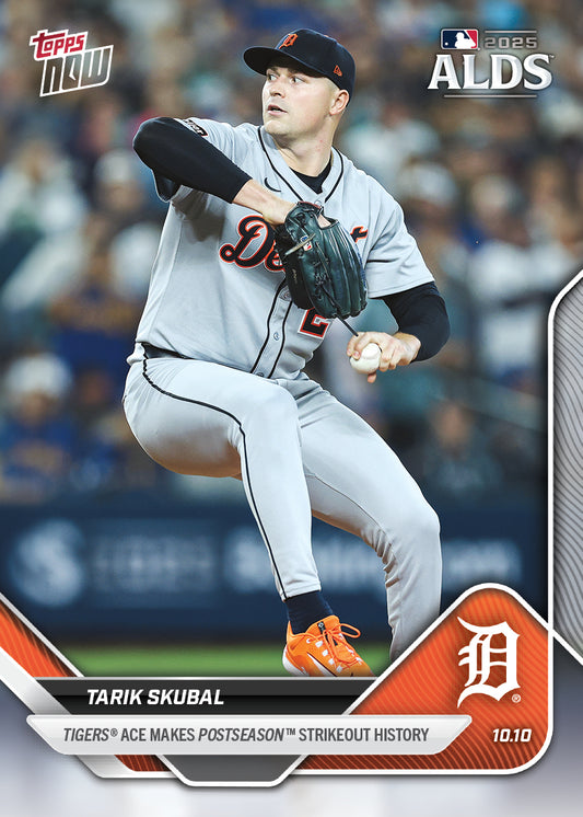 Tarik Skubal - 2025 MLB Topps NOW® - Card 851