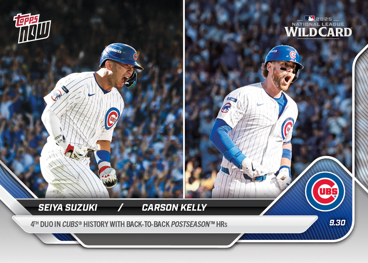 Seiya Suzuki / Carson Kelly - 2025 MLB Topps NOW® - Card 799