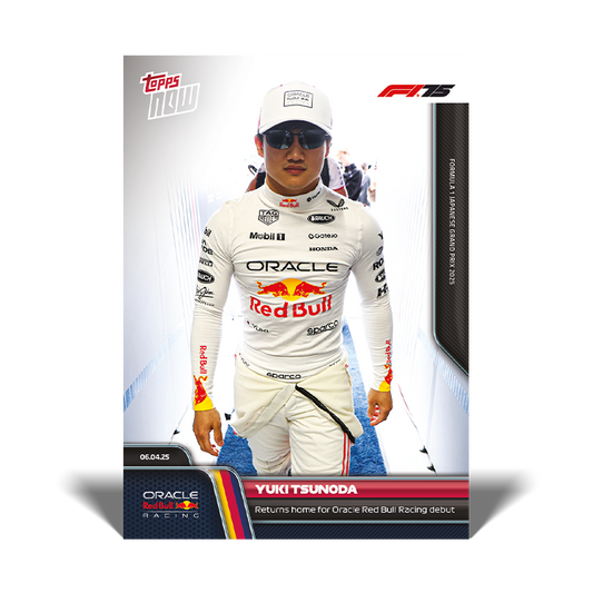 Yuki Tsunoda - 2025 Formula 1® Topps NOW® Card 29