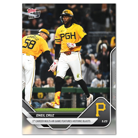 Oneil Cruz - 2025 MLB Topps NOW® - Card 206