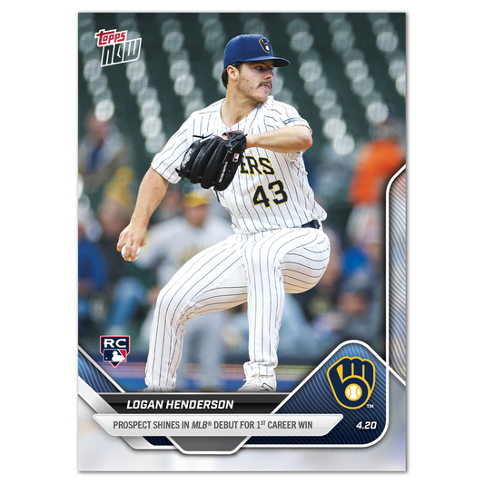 Logan Henderson - 2025 MLB Topps NOW® - Card 93